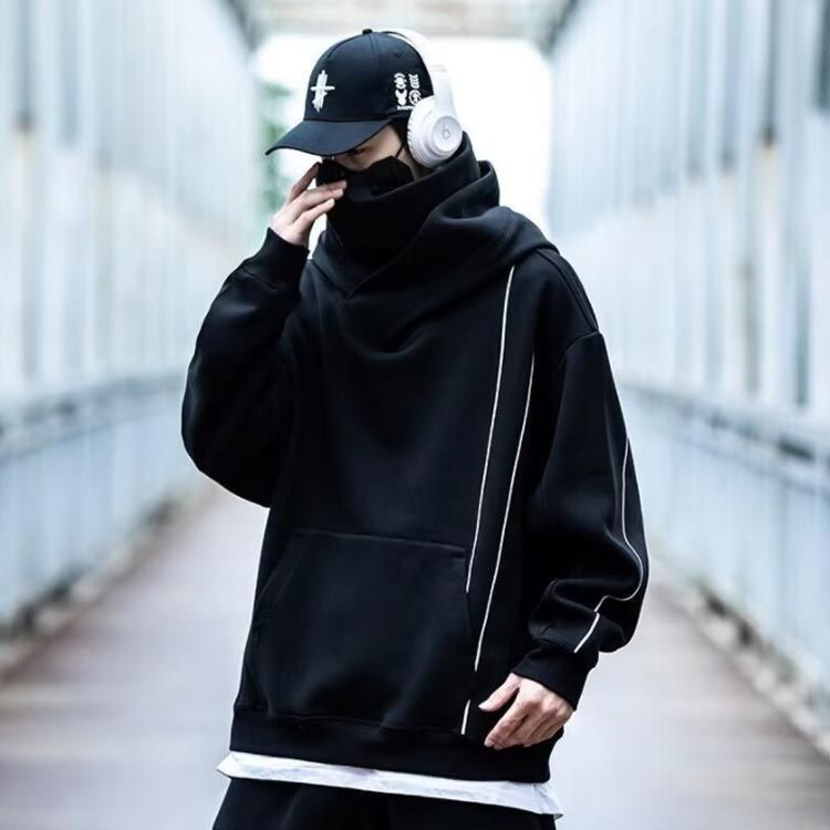 新品未使用メンズ パーカー フード付き Lサイズ ゆったり