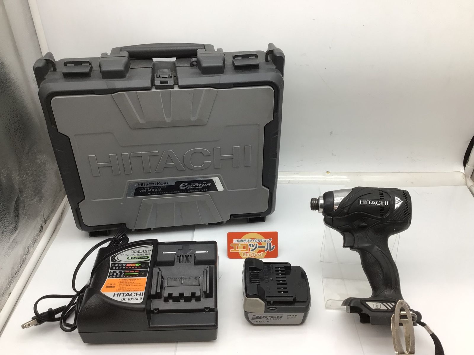 品 HITACHI 日立工機 コードレスインパクトドライバ WH14DBAL 2LSCK B ITHNJAMCIVC4 エコツール知立店 M02