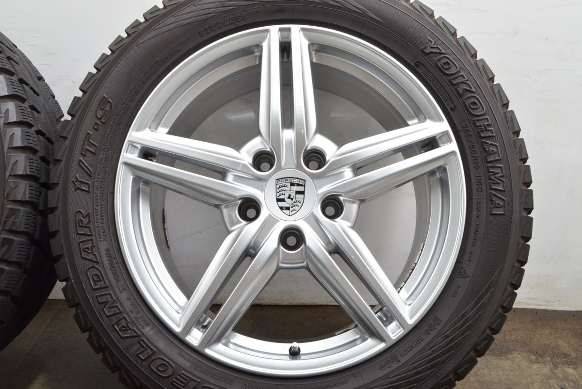 ポルシェ 958 カイエン 純正 19in 8.5J 59 PCD130 ヨコハマ ジオランダー 265 50R19 ターボ GTS S 品番 7P5601025E FFCRYSTALESIA_COM