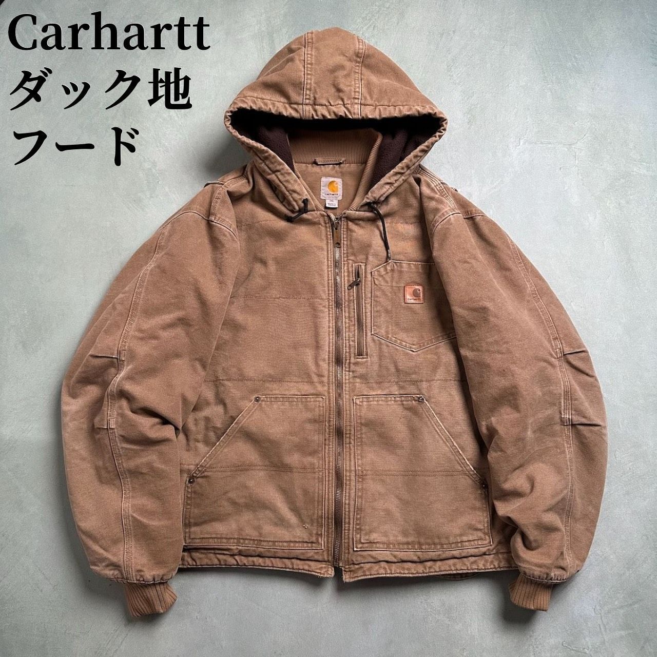 Carhartt カーハート ダック地 ワークジャケット ブラウン 2XL 古着|mercariメルカリ官方指定廠商|Bibian比比昂代買代購