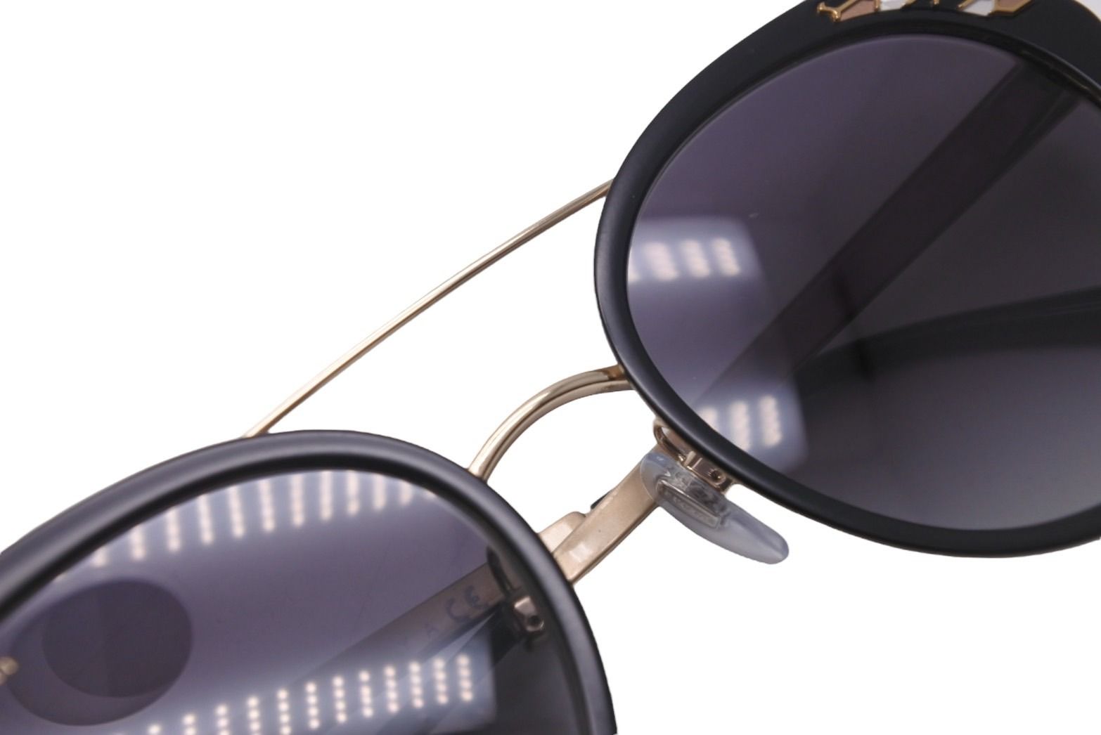 【極美品】BVLGARI ブルガリ サングラス ゴールド×ブラウン 極美品】BVLGARI ブルガリ サングラス ゴールド×ブラウン