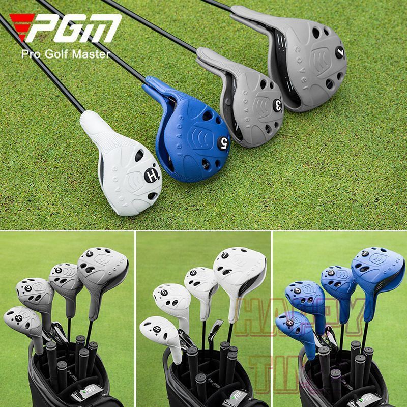 4点セット PGM ヘッドカバー 1 3 5 H 番手付き