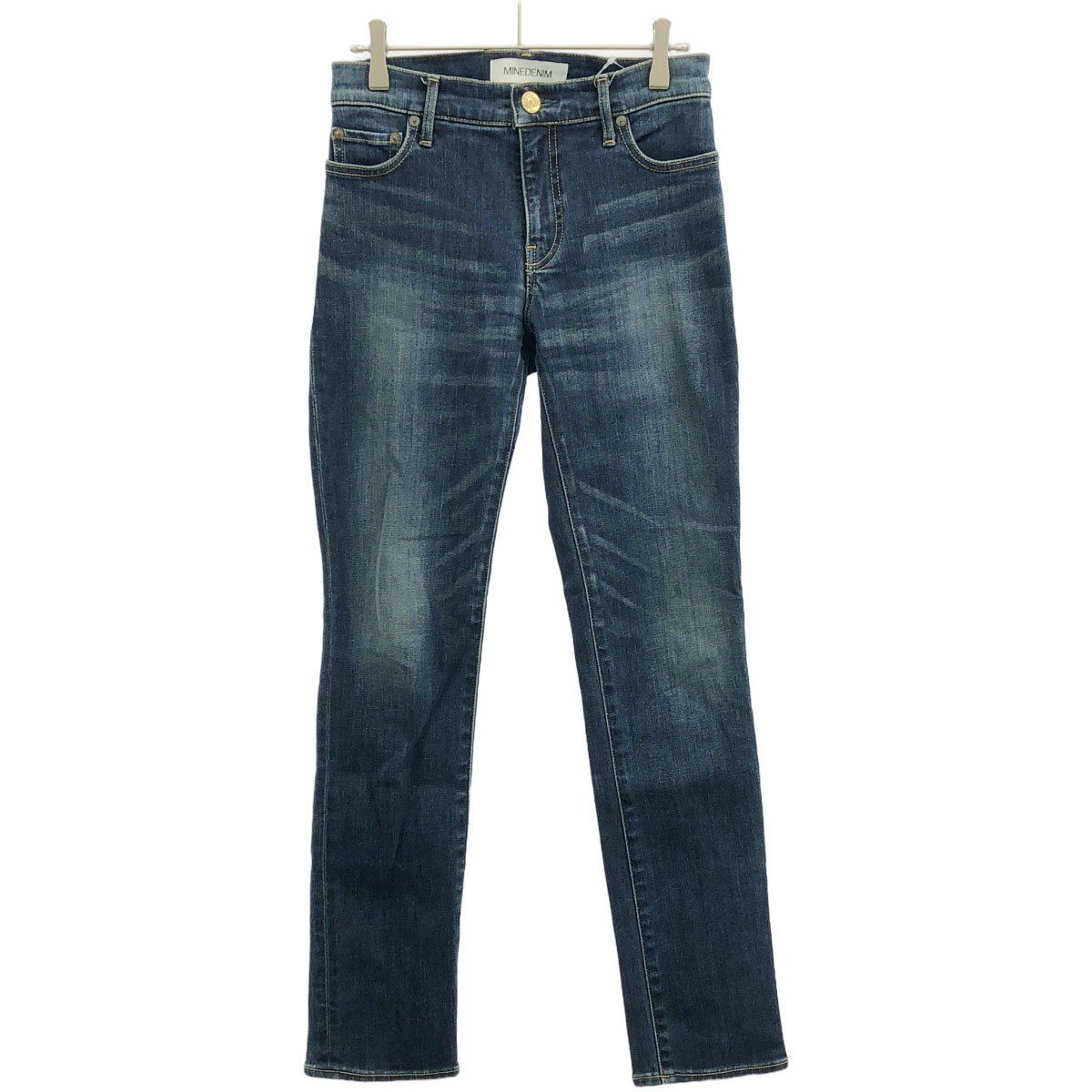 MINEDENIM マインデニム slim 5pocket ストレッチスキニーデニムパンツ 