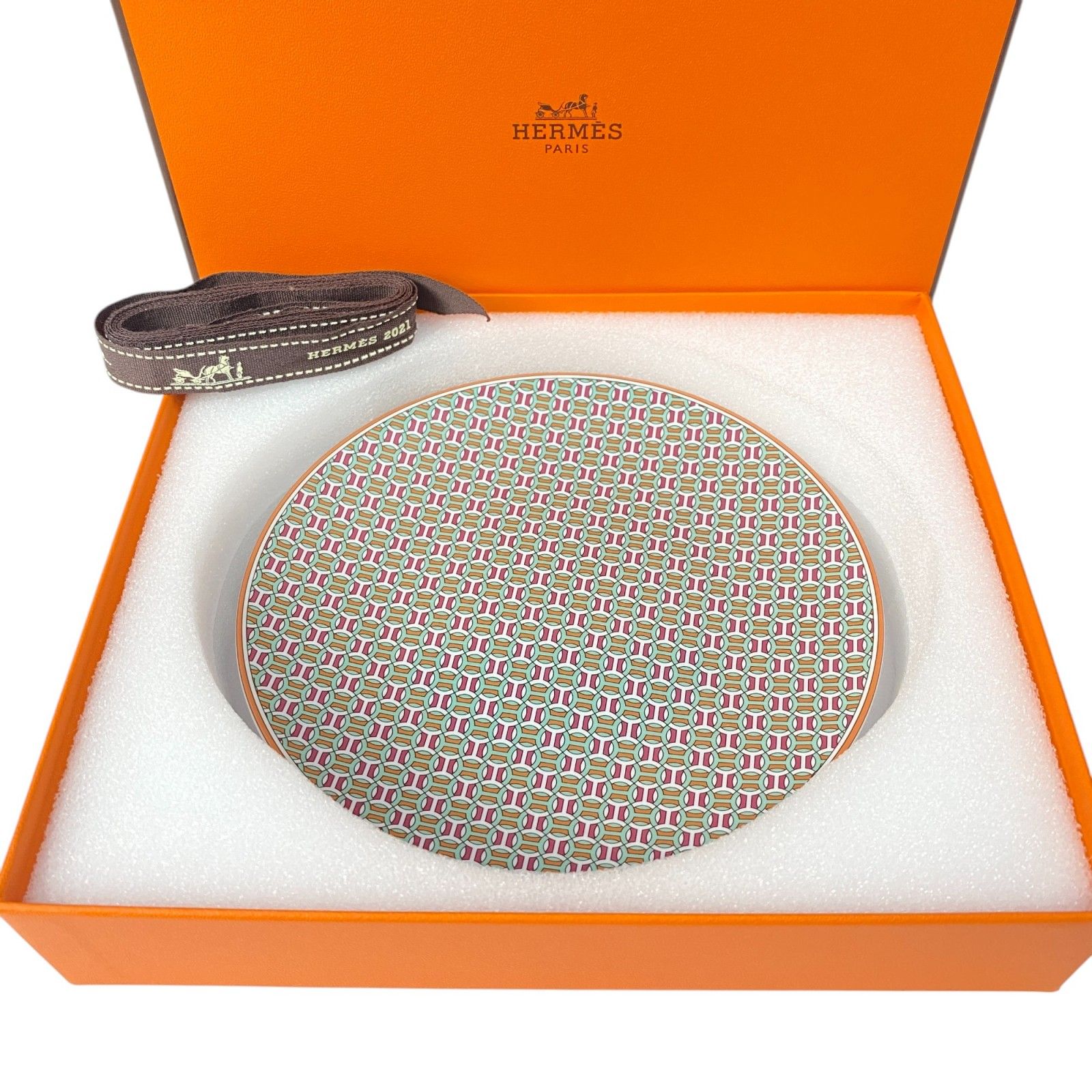 中古】エルメス HERMES プレート 食器 お皿 TIE-SET 箱付き - メルカリ