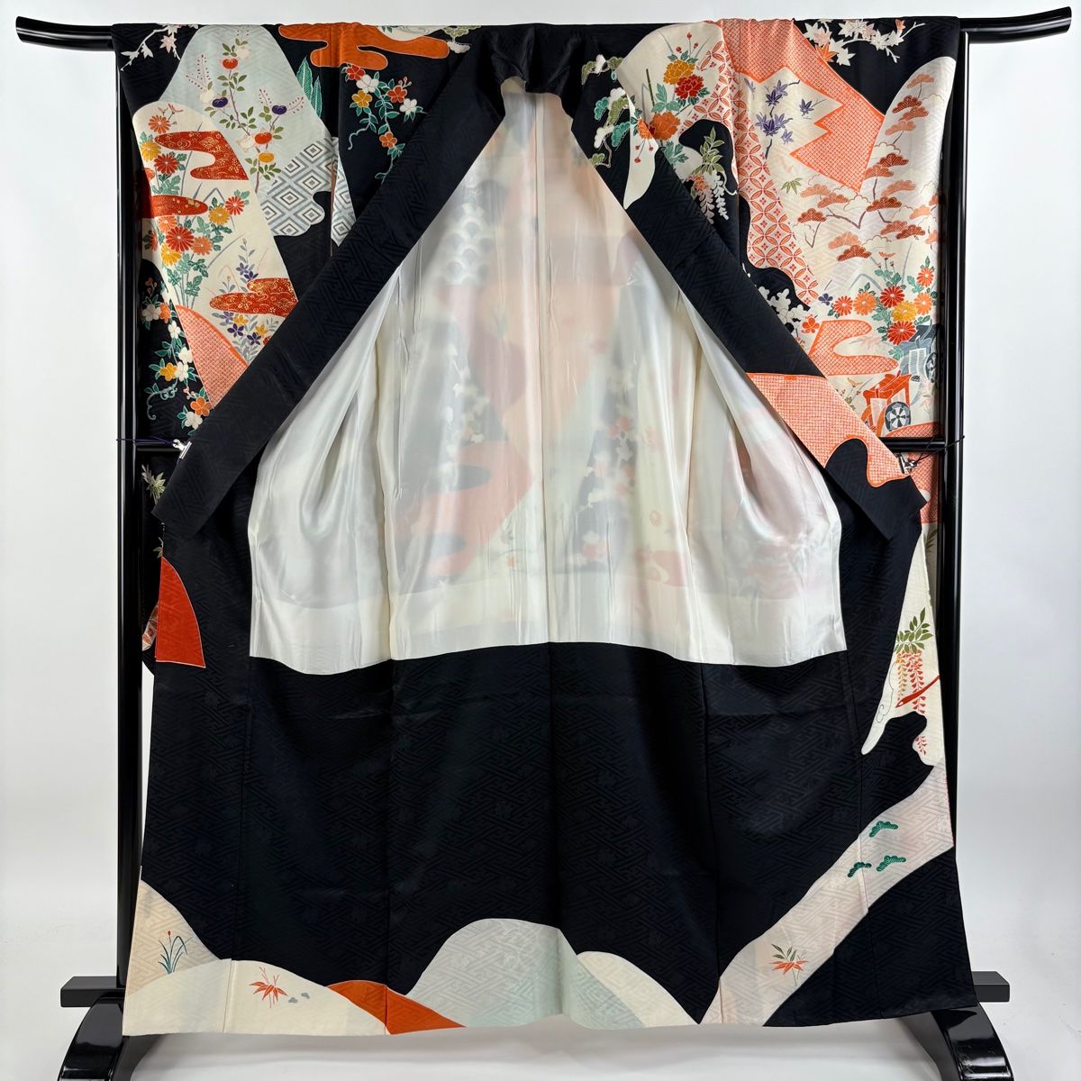 ＊振袖6点➕1点　セット＊ 正絹フルセット中古美品【身長155~170cm】 YUMI KATSURA 高身長トールサイズ 成人式 桂由美 振袖レンタル