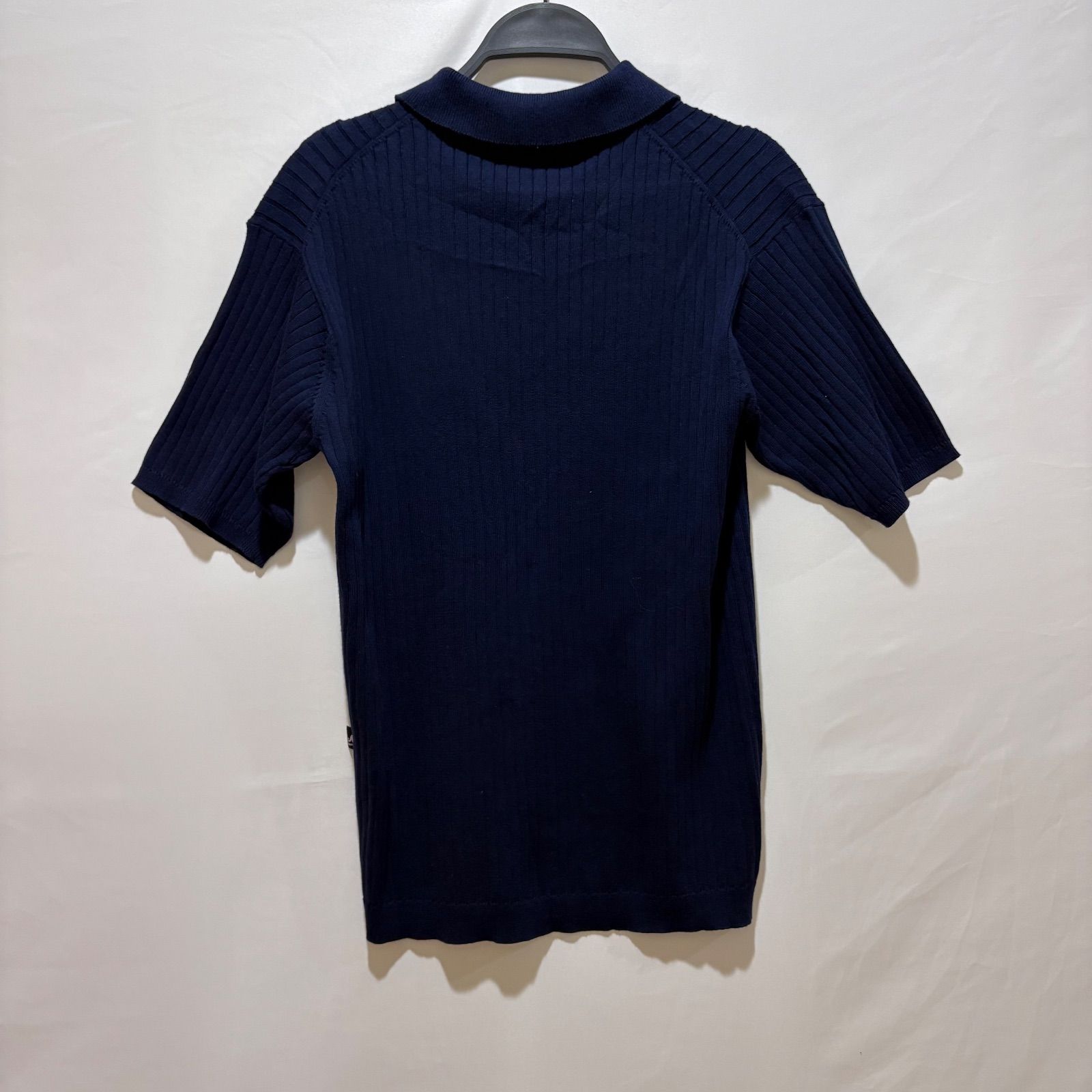 KANGOLカンゴール新品未使用タグ付きメンズM紺ネイビー半袖ポロシャツ