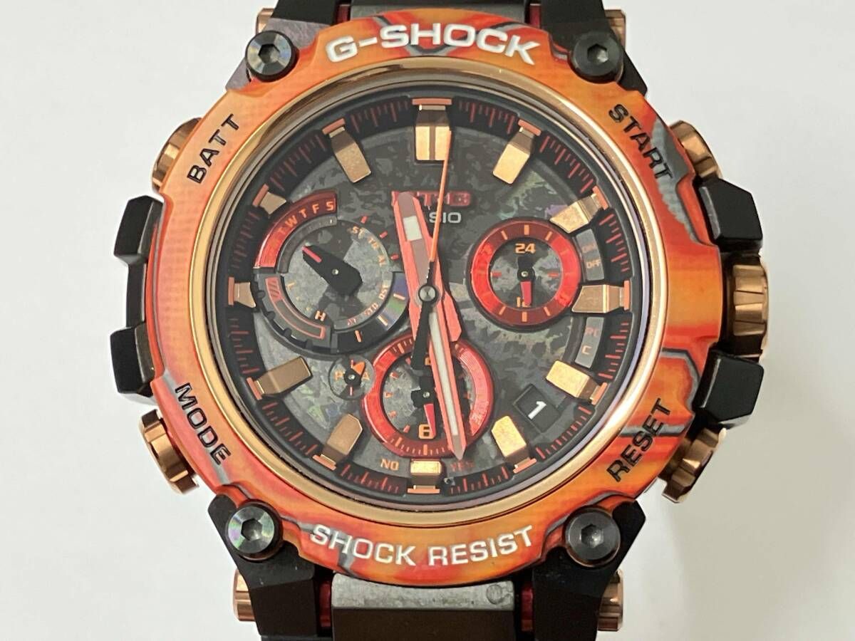Amazon.co.jp: G-SHOCK MTG-B3000BD-1A2JF カシオ MT-G Bluetooth 搭載 