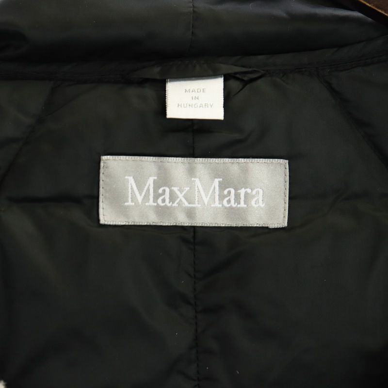 MaxMara マックスマーラー スタジオ ブラック ロング ダウンコート 42 マックスマーラ ダウンコートのおすすめ人気商品一覧 通販