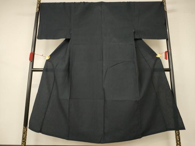 平和屋着物＊夏物 男性 縮織 蝋色 AABB2528jd