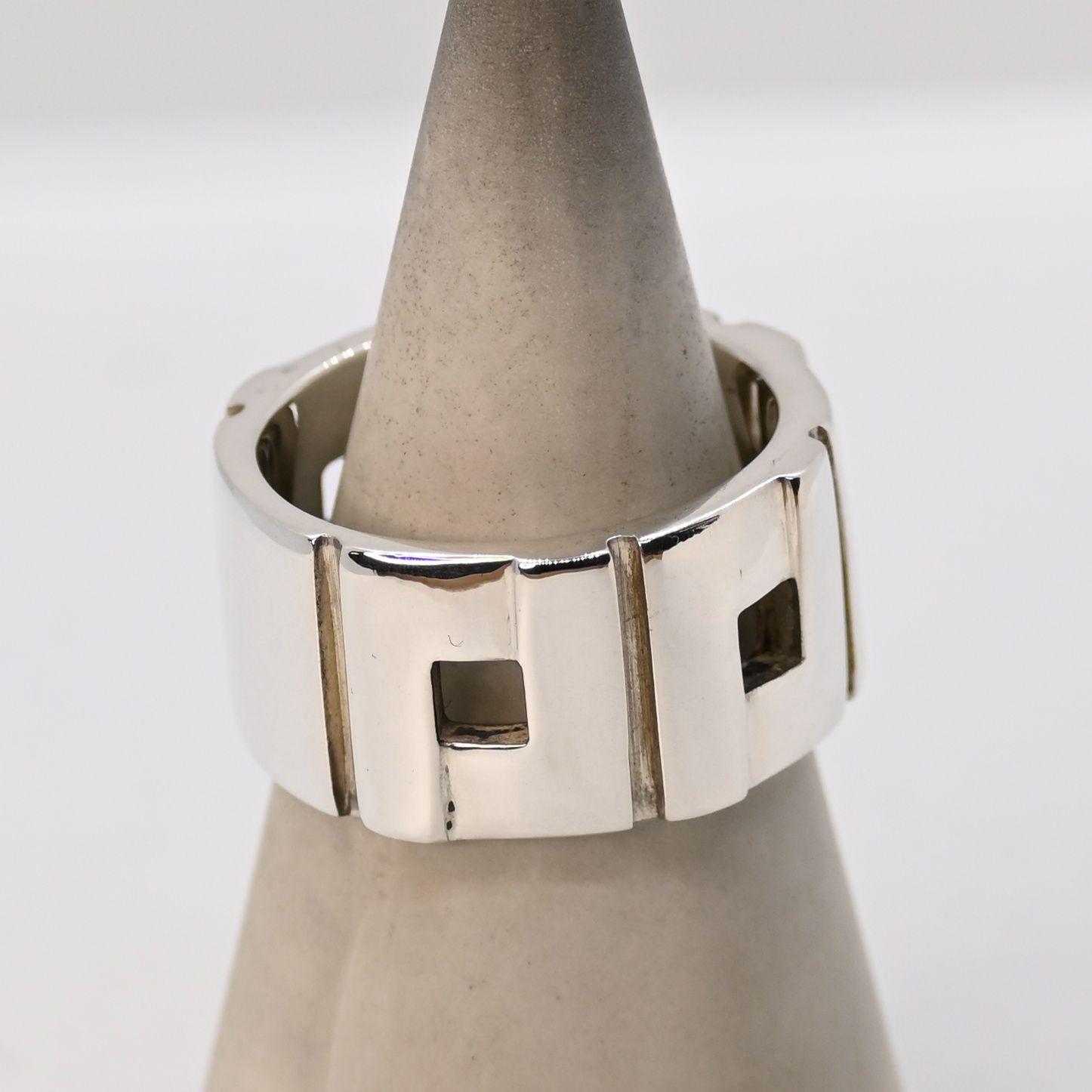 研磨済 GUCCI ヘビーG モダニスト リング 18号 指輪 Ag925 16g