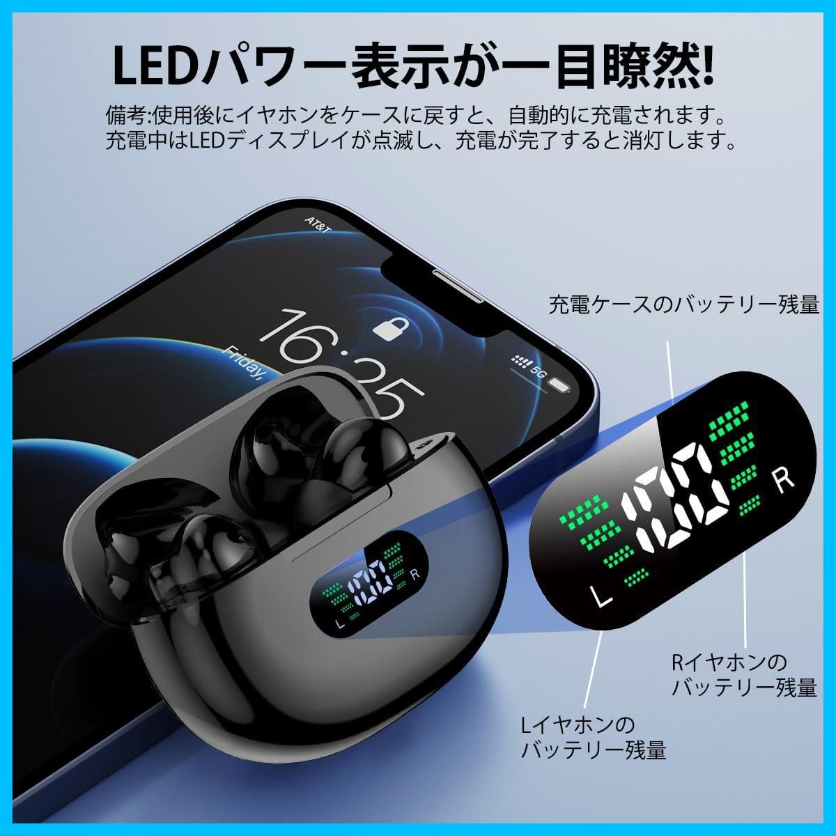 人気商品】イヤホン Bluetooth イヤホン ワイヤレスイヤホン