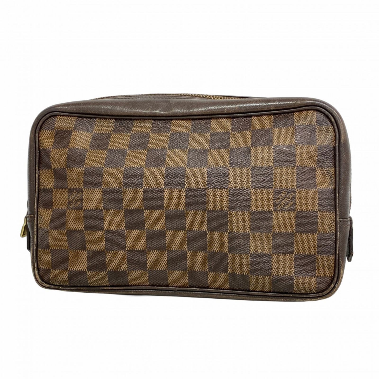 ルイ ヴィトン Louis Vuitton ルイ ヴィトン ポーチ ダミエ トゥルーストワレット N47623 エベヌレディース