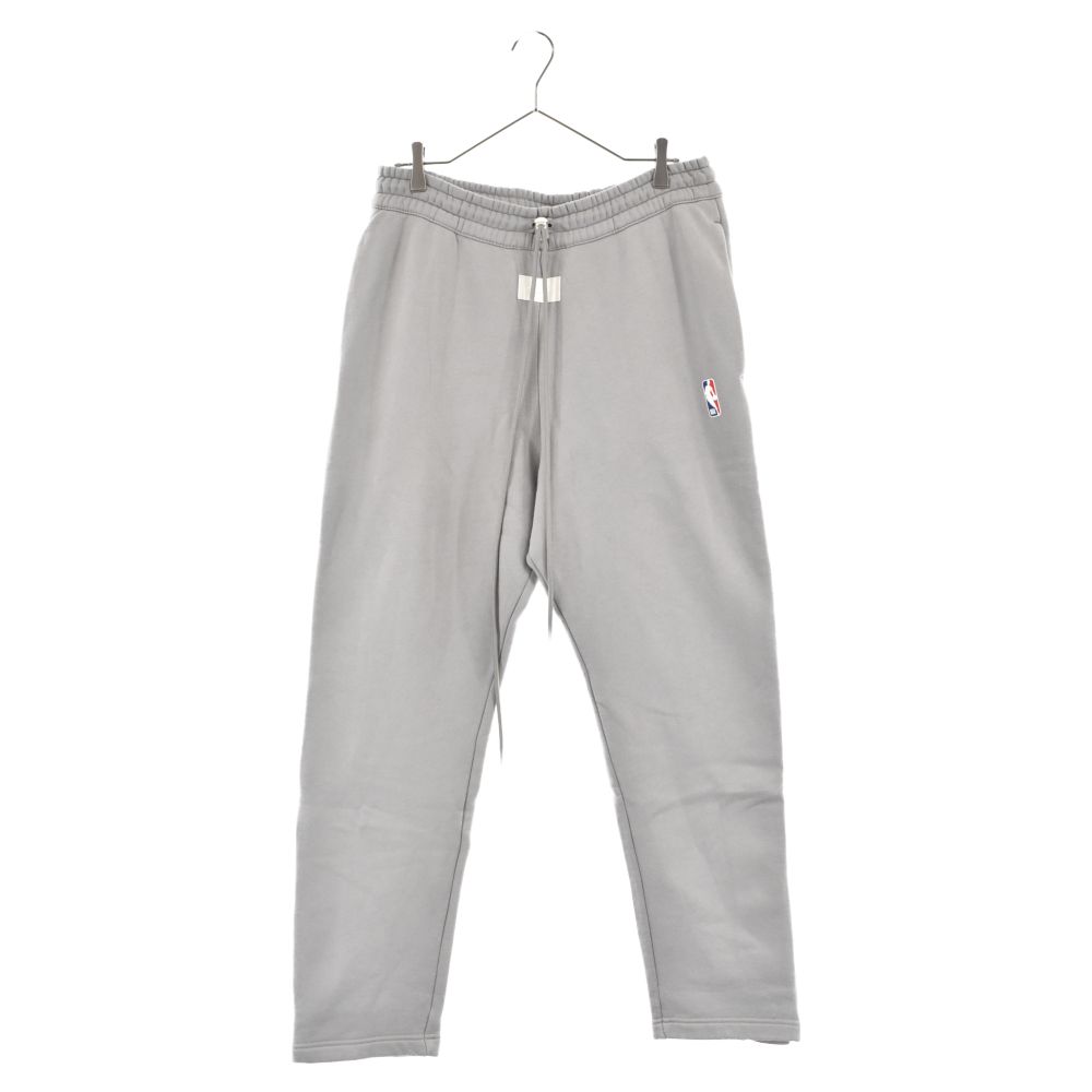 約335cmNIKE WARM UP PANTS サイド スナップボタン ロゴ グレー M