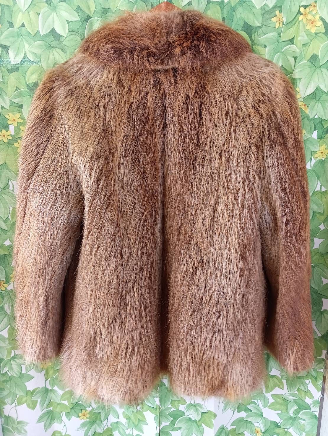 品 EMBA エンバ ビーバー リアルファーコート 毛皮 現状品