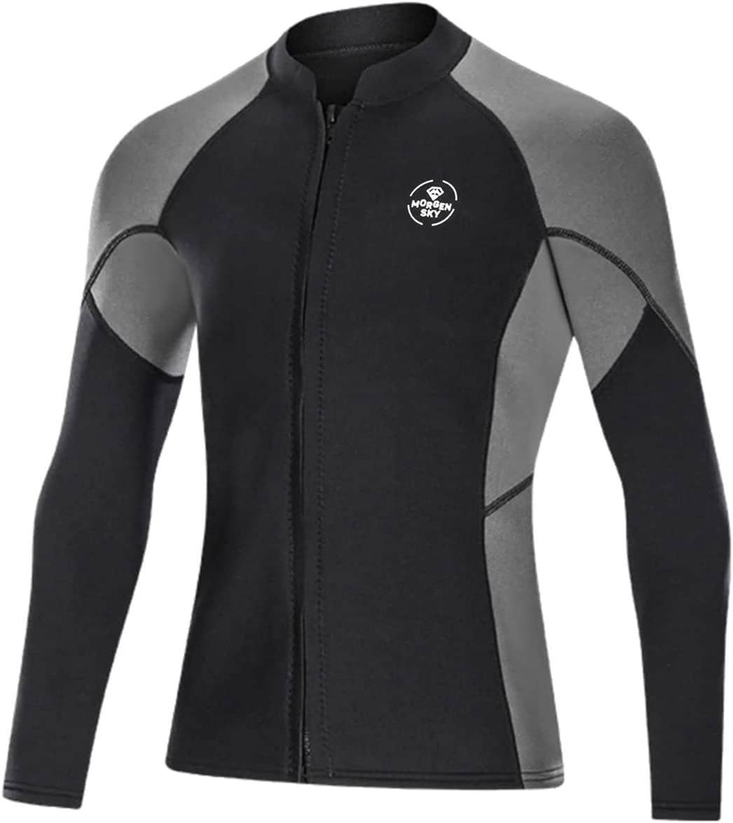 新品 MORGEN SKY ウェットスーツ 長袖ジャケット 2mm フロントジッパー