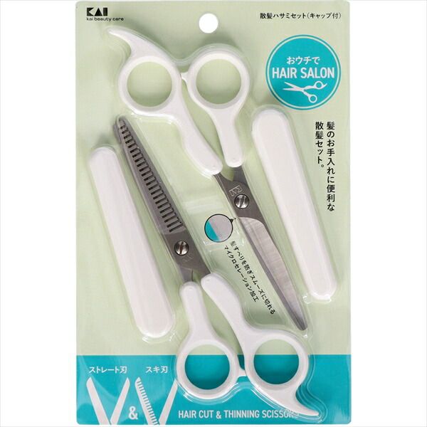 大人気商品  ＫＱ２００４散髪ハサミセット 【 貝印 】 【 美容小物 】ＫＱ２００４散髪ハサミセット×6点セット tt  