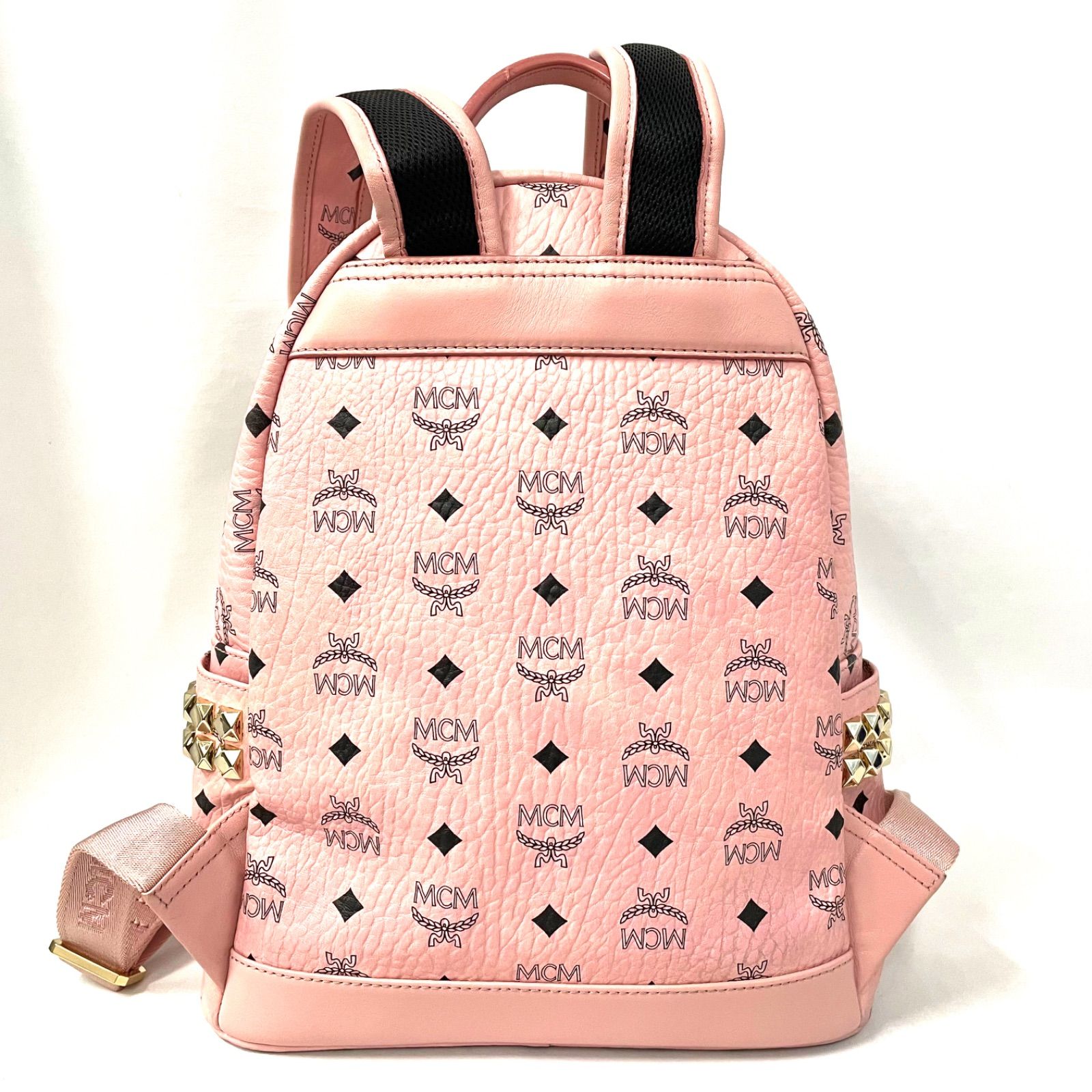 MCM エムシーエム リュックスモールパウダーピンク2137A正規品Sサイズ