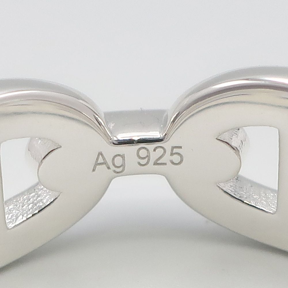 天白】HERMES エルメス リング 指輪 アンシェネPM シェーヌダンクル