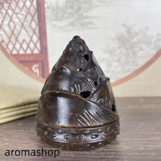 銅 細工 香炉 竹皿香炉 茶道薫香器 装飾品 工芸品 置物 新品・未使用】銅製 香炉 竹子薫る香炉 香道具 工芸品 置物
