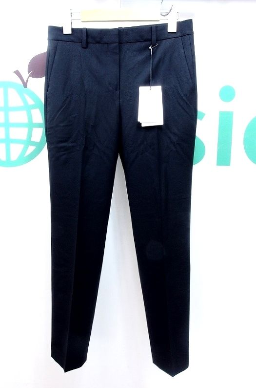 201103 theory セオリー センタープレス クロップド テーパードパンツ スラックス 0 9306420 黒