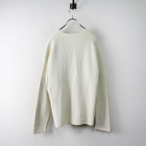 2019SS AURALEE オーラリー SUPER HARD TWIST RIB KNIT V-NECK PO 