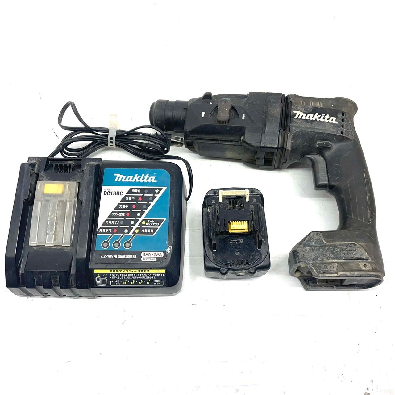 h0905 マキタ 充電式ハンマドリル HR182D バッテリー 充電器