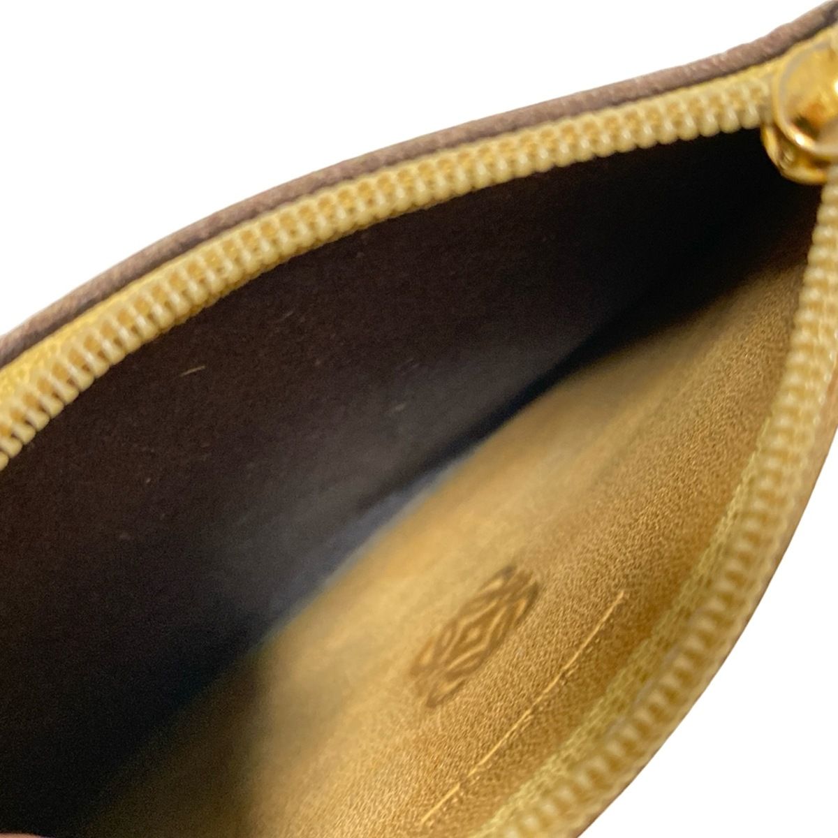 LOEWE レザーコインケース ブラウン ブラック LOEWE(ロエベ) コインケース - ブラウン×ダークブラウン レザー