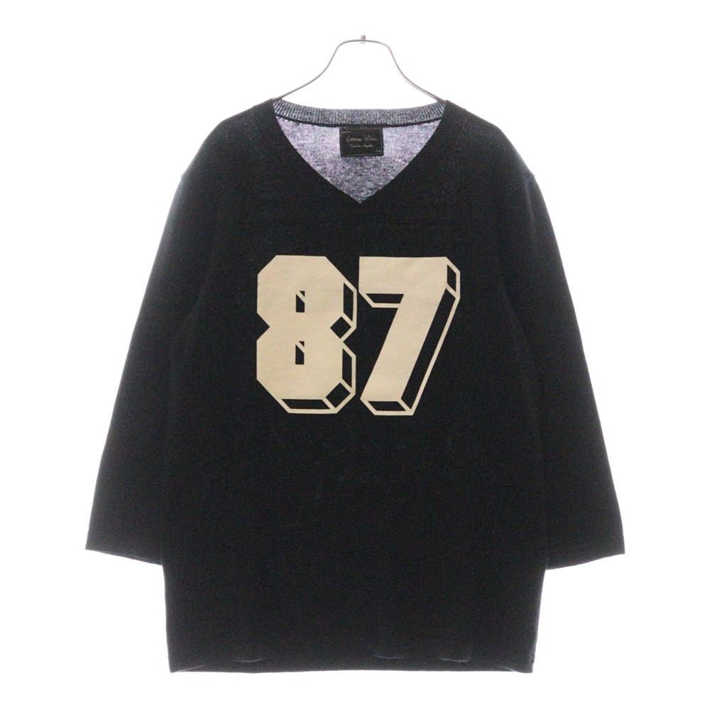 NUMBER (N)INE (ナンバーナイン) 06SS ガンズ期 Vネック 半袖ニット 