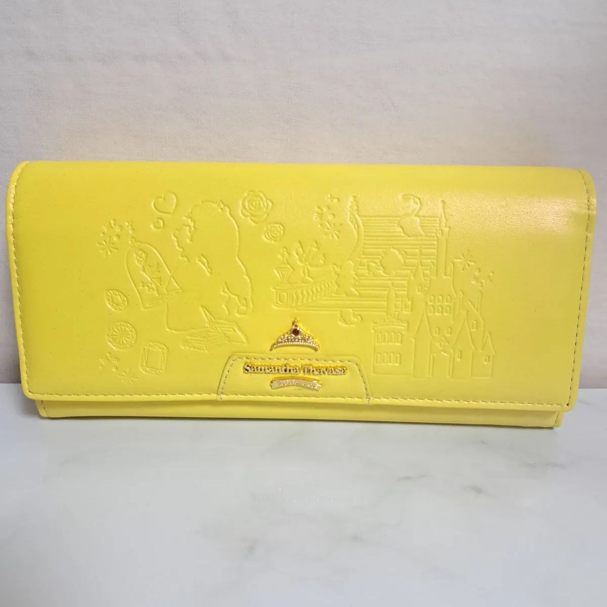 サマンサタバサ　美女と野獣　ベル　黄色　長財布