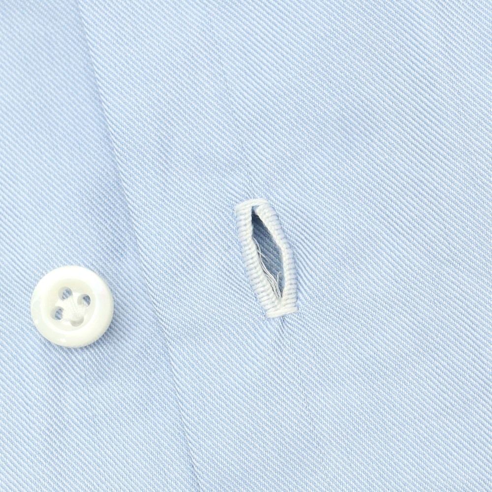 マリネッラ E.MARINELLA コットン レギュラー ドレスシャツ ライトブルー サイズ42 メンズ WWW_KARIMZIABAT_FR