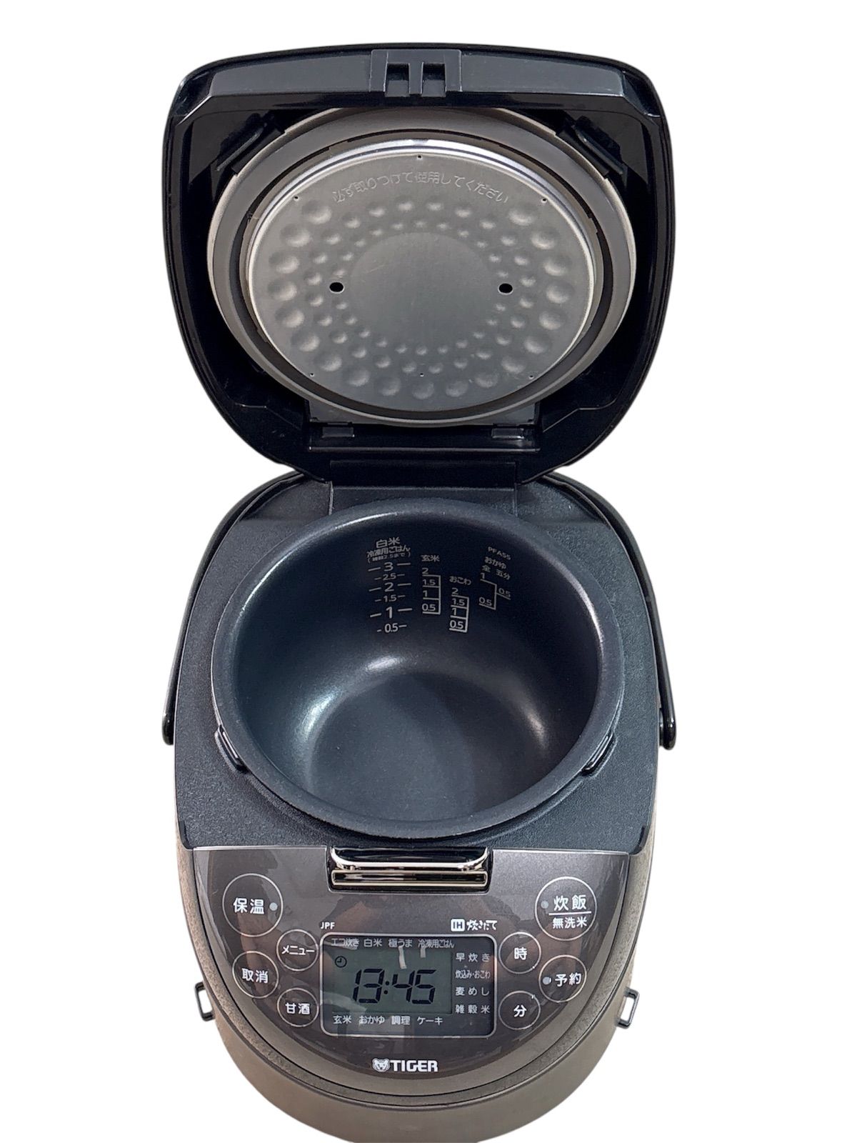 タイガーIH炊飯ジャー JPF-N550(K) BLACK サテンブラック　中古 Amazon | タイガー魔法瓶(TIGER) 炊飯器 3合 IH 一人暮らし用