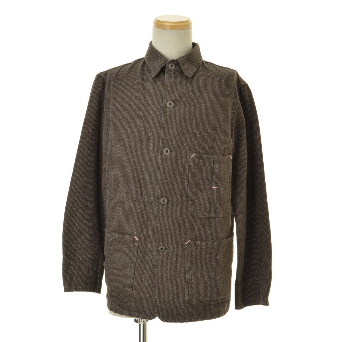 ダブルアールエルダブルアールRRL Cotton-Linen Twill Work Jacket