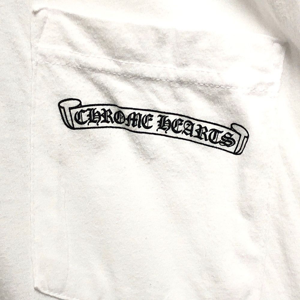 CHROME HEARTS クロムハーツ フローラルクロス ポケット付き ロング T