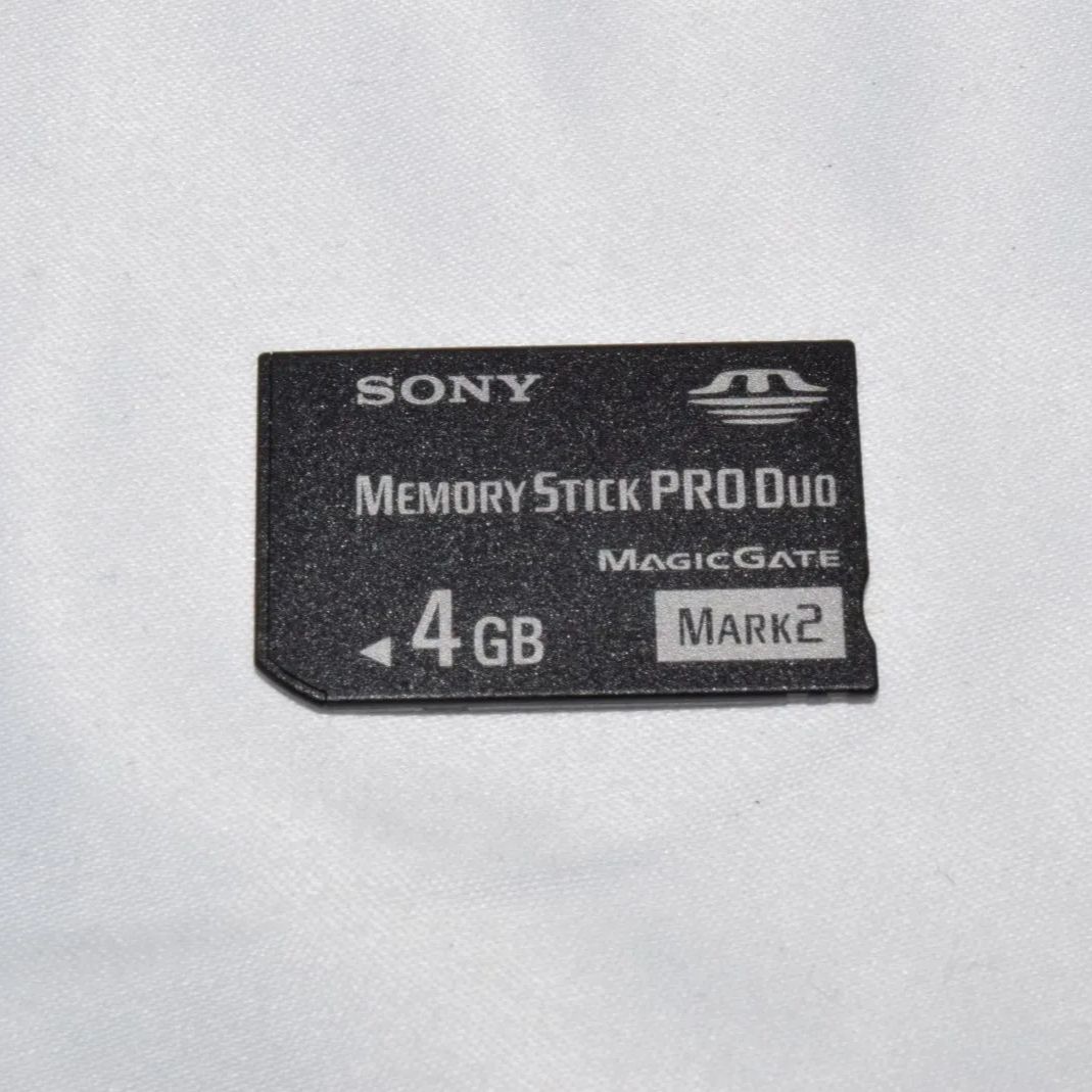 [Click Post Same Day Shipping] SONY Memory Stick Pro Duo Mark 2 4GB MS-MT4G Operation Confirmed Memory Card Sony PSP