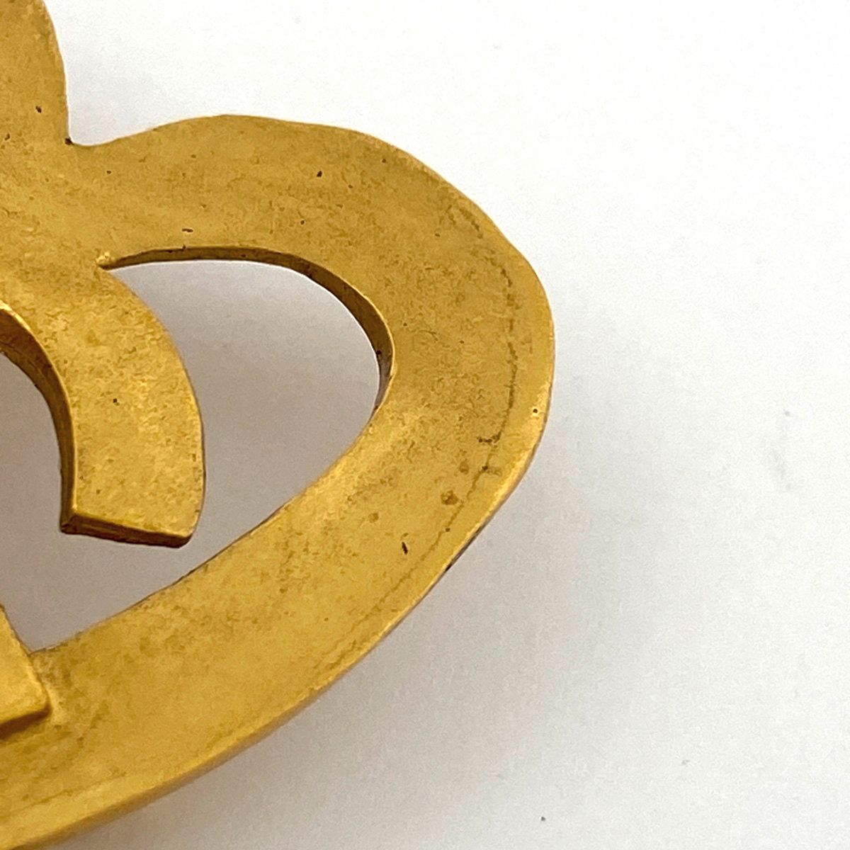 CHANEL シャネル ゴールドブローチ ハートココマーク ブローチ シャネル CHANEL ココマーク ブローチ ハート ブローチ GP