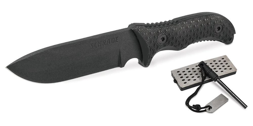 Schrade シュレード アウトドア ナイフ サバイバル フルタング バトニング シープフットブレード シースナイフ ステンレス キャンプ 正規輸入品