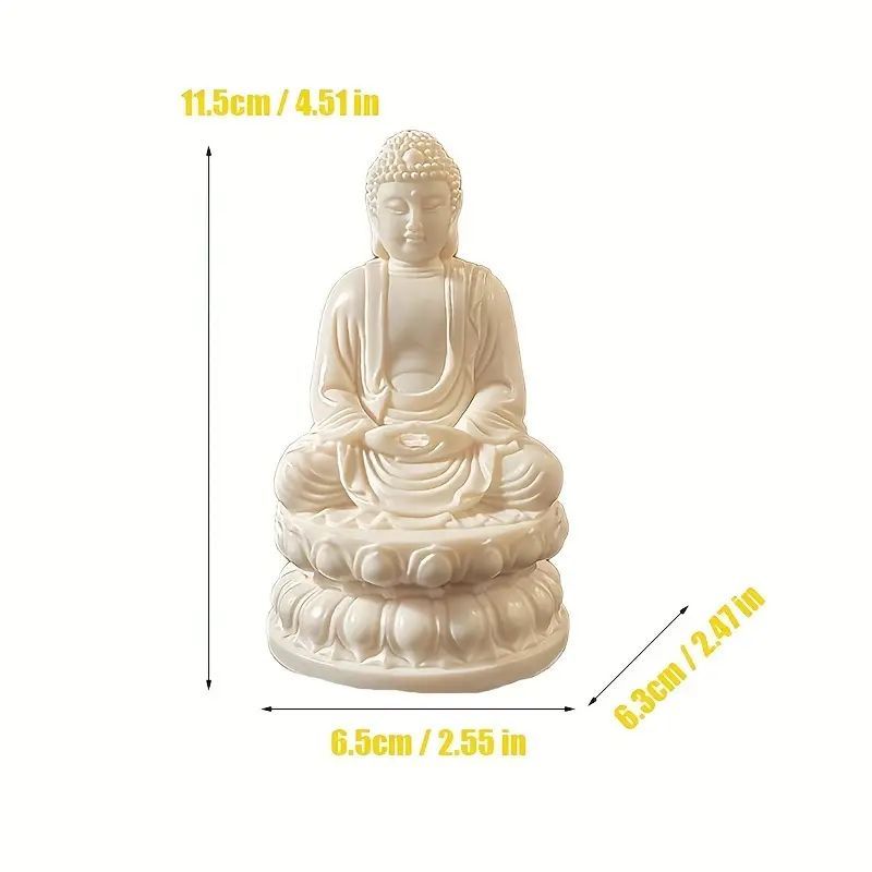 釈迦牟尼 置物 大仏 ブッタ 座禅 瞑想 風水 仏像 彫刻 樹脂 現代美術