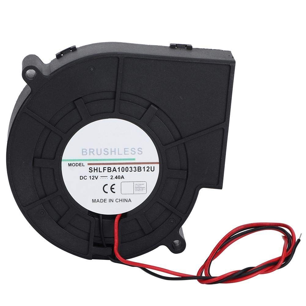 冷却ファン ワイドワーク DCブロアファン DC 12 V 2.40 A 低騒音 回転数4500rpm デュアルボール 高気流遠心
