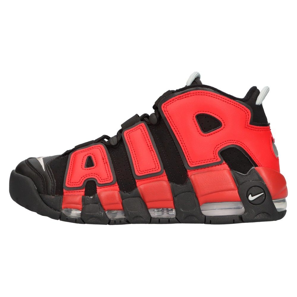 NIKE (ナイキ) AIR MORE UPTEMPO 96 エア モア アップテンポ 96 ハイカットスニーカーブラック/レッド/ブルー US8.5/26.5cm DJ4400-001