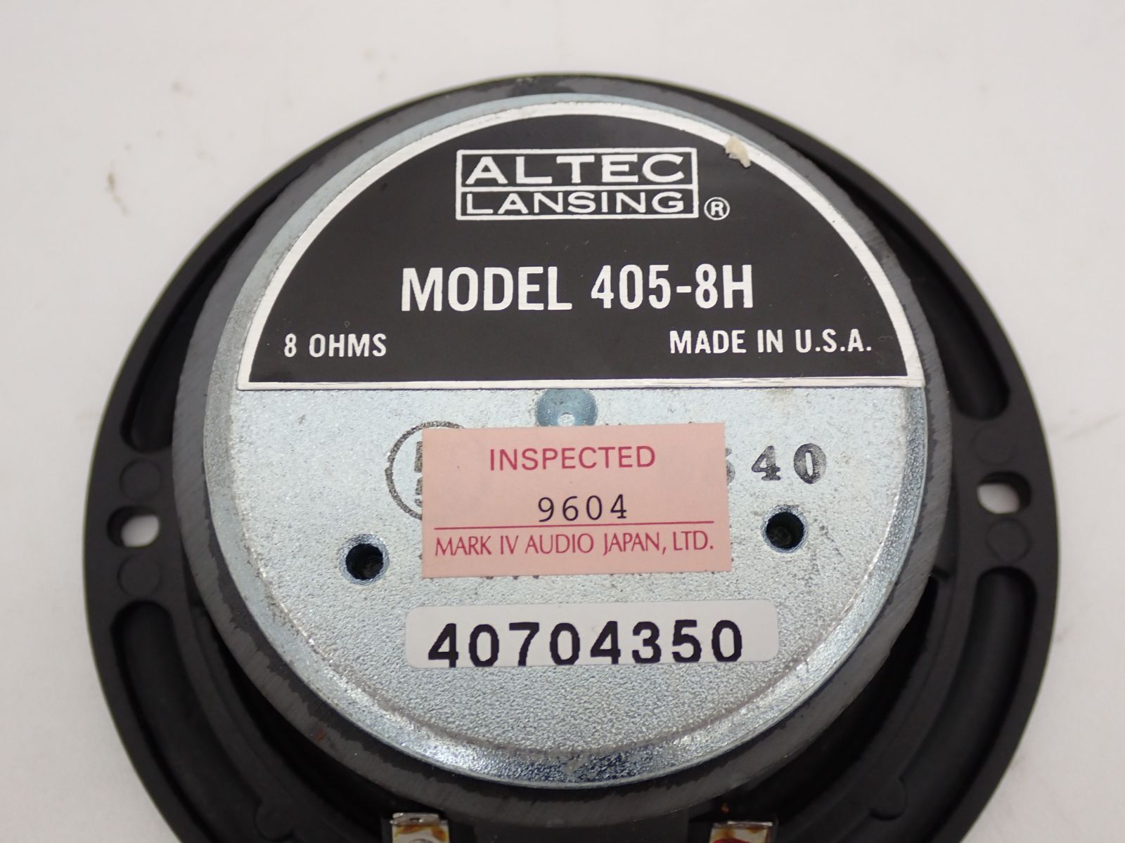 ALTEC 405A 拡張レンジスピーカー 8Ω