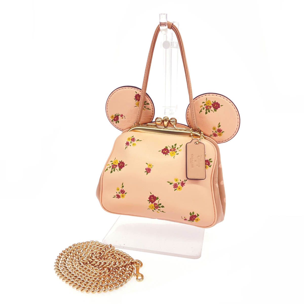 良好 COACH×Disney コーチ×ディズニー 2WAY チェーン ハンドバッグ