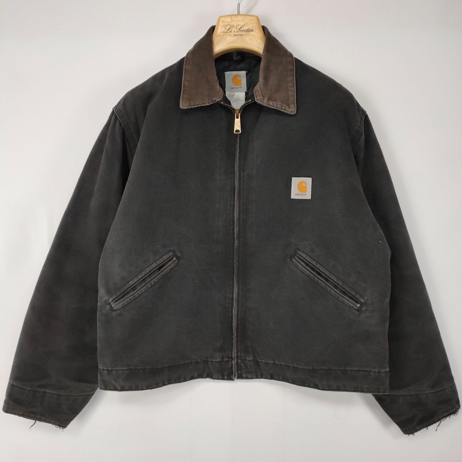 鬼フェード】80s 星タグ USA製 カーハート デトロイトジャケット 38