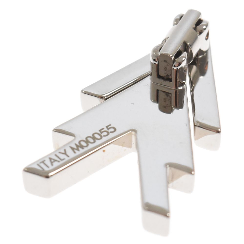 【未使用】ルイヴィトン カフス カフスリンクス LVロゴ シルバーw5 LOUIS VUITTON (ルイヴィトン) VVV Cuffslinks VVVカフス