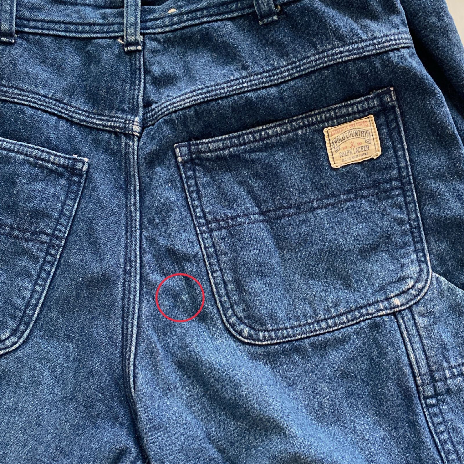 90s RalphLauren ラルフローレン ポロカントリー デニムパンツ 90's 