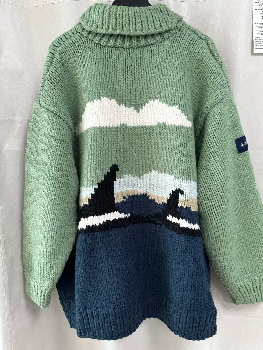 DESCENDANT ディセンダント カウチン ニット サイズ:2 19AW DESCENDANT ディセンダント カウチン ニット サイズ:2 19AW ディセンダ