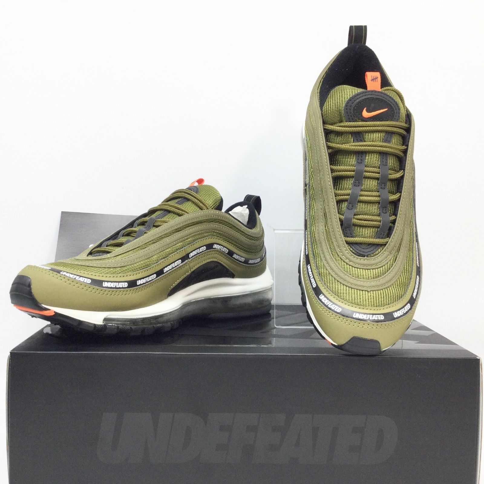 6009 NIKE ナイキ ×UNDEFEATED AIR MAX 97 OLIVE アンディフィーテッド 