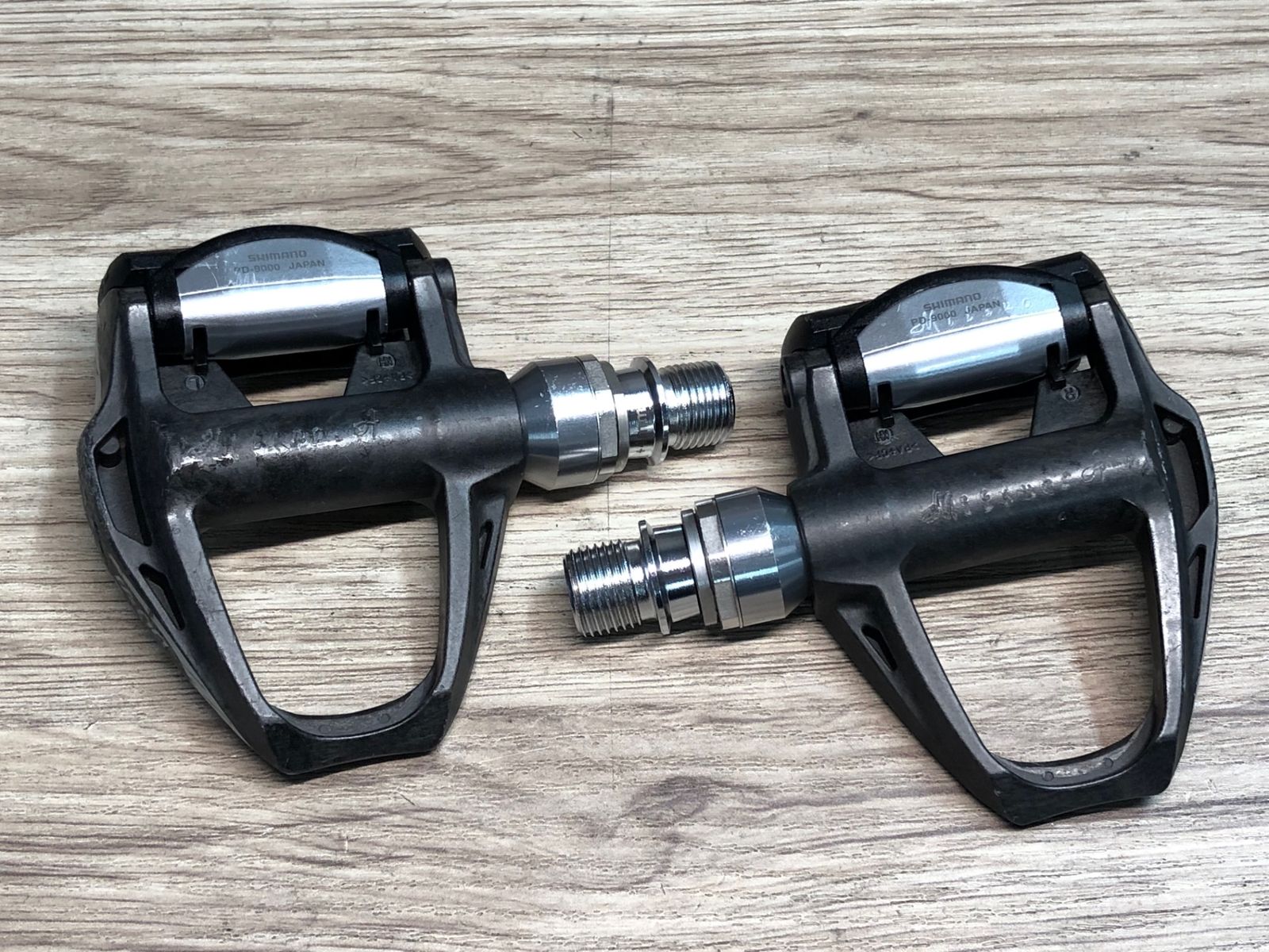 JK101 シマノ SHIMANO デュラエース DURA-ACE PD-9000 ビンディングペダル SPD-SL +4mm