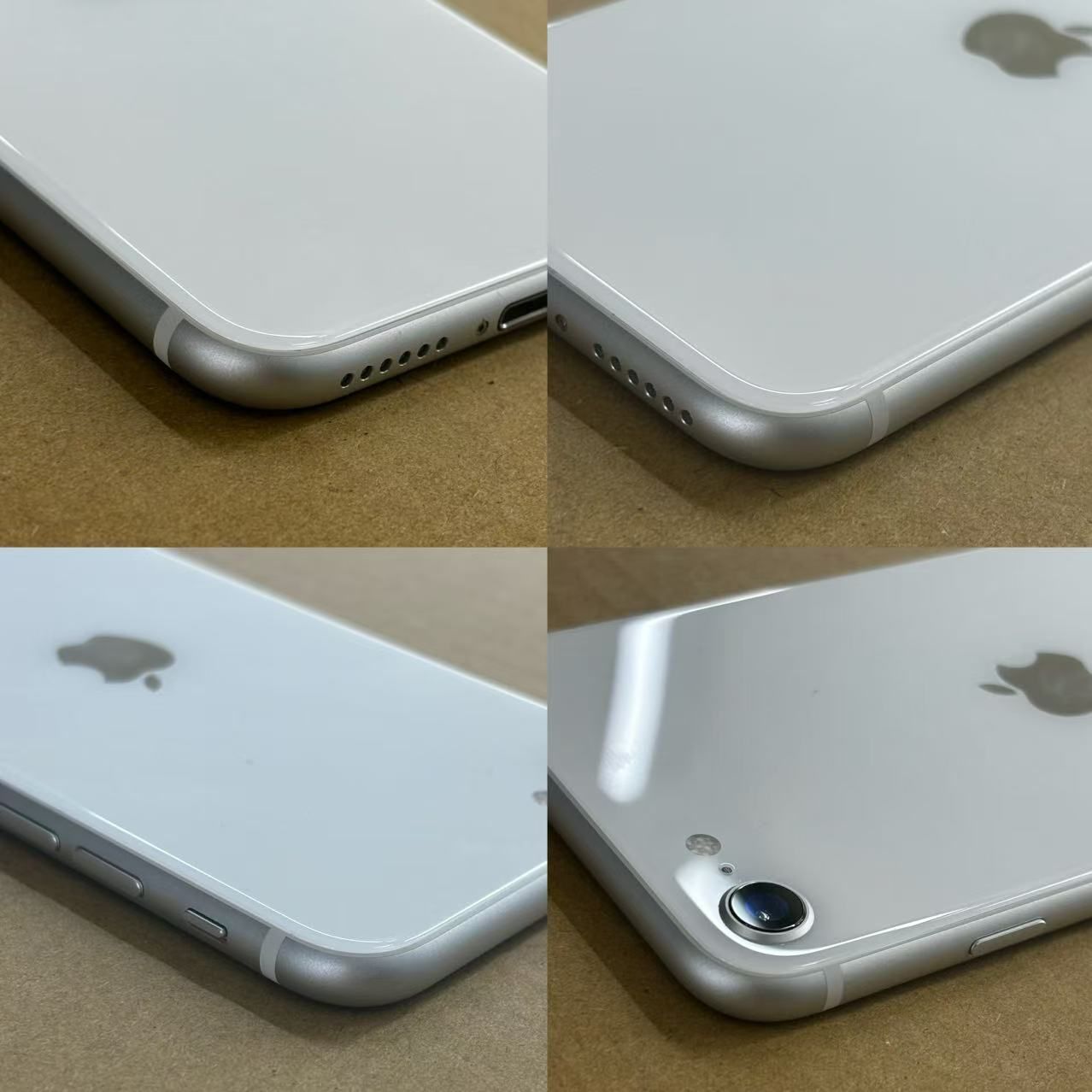 中古．美品】iPhoneSE2 ホワイト 64GB 【IMEI】350122229121692 SIM 