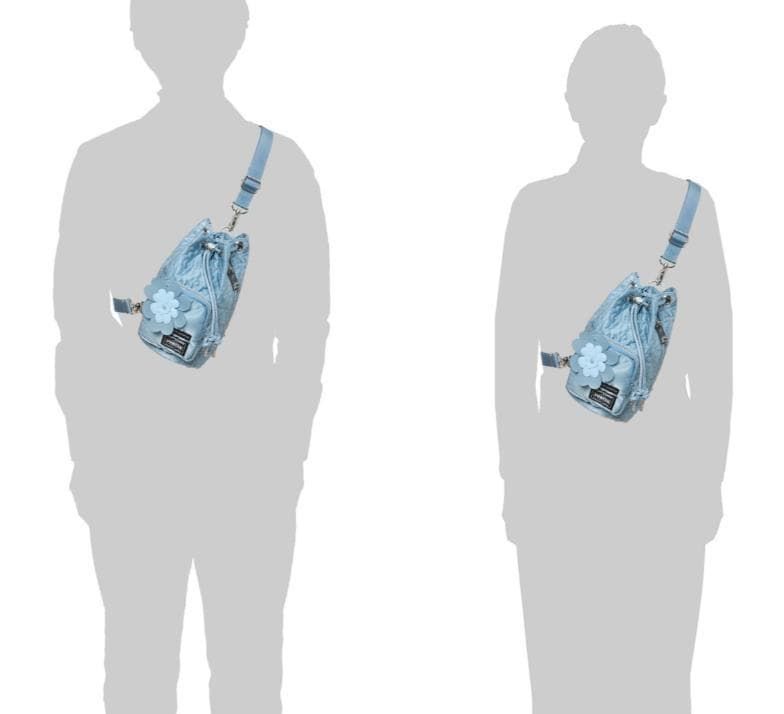 新品 セシリーバンセン ポーター コラボ ショルダー ブルー ボンサック