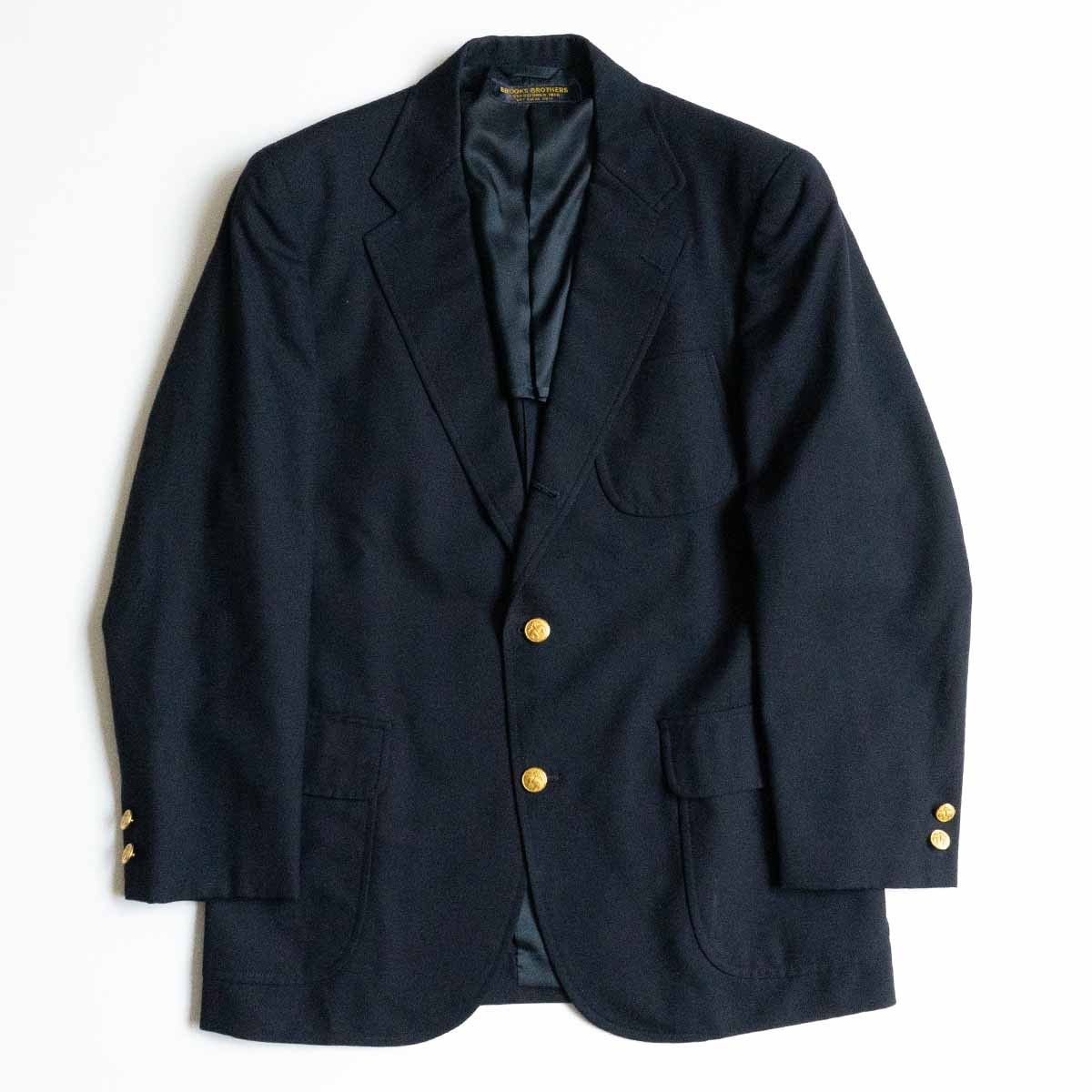最高級品】BROOKS BROTHERS【テーラードジャケット /紺ブレ】A5